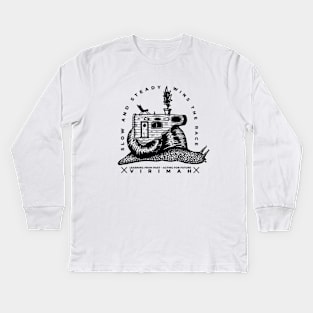 Slow and Steady Kids Long Sleeve T-Shirt